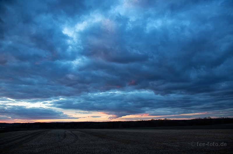 cloudy end of a cold day